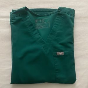Figs green scrub top!